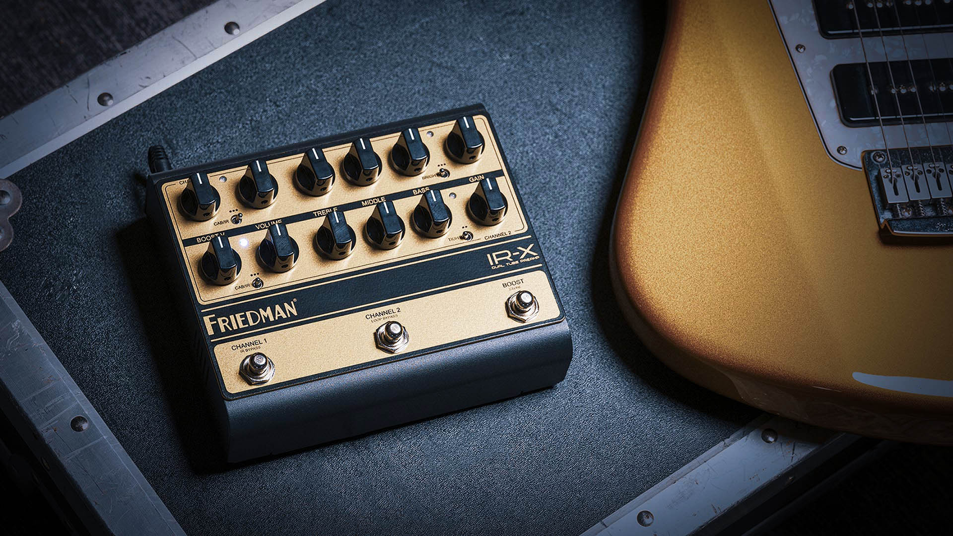 El Friedman IR-X Preamp es un previo a válvulas de dos canales con